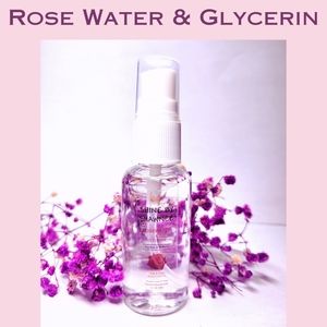 Rose Water & Glycerin Spray for Face & Har